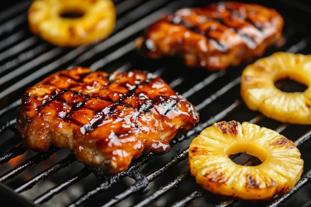 grilled pineapple teriyaki chicken