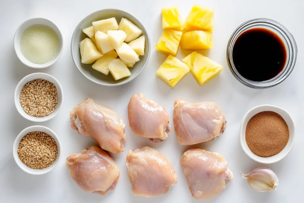 pineapple teriyaki chicken ingredients