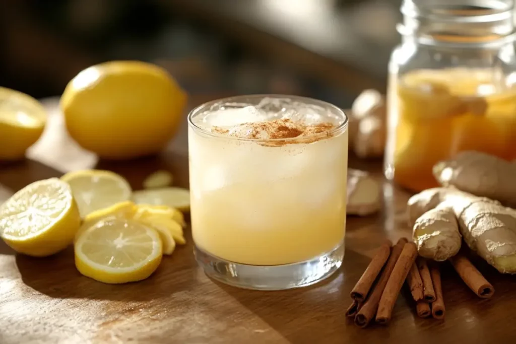 Brazilian Mounjaro Drink Recipe in glass