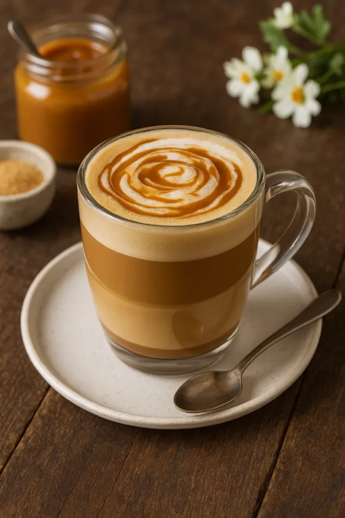 Dulce de Leche Latte with Dessert