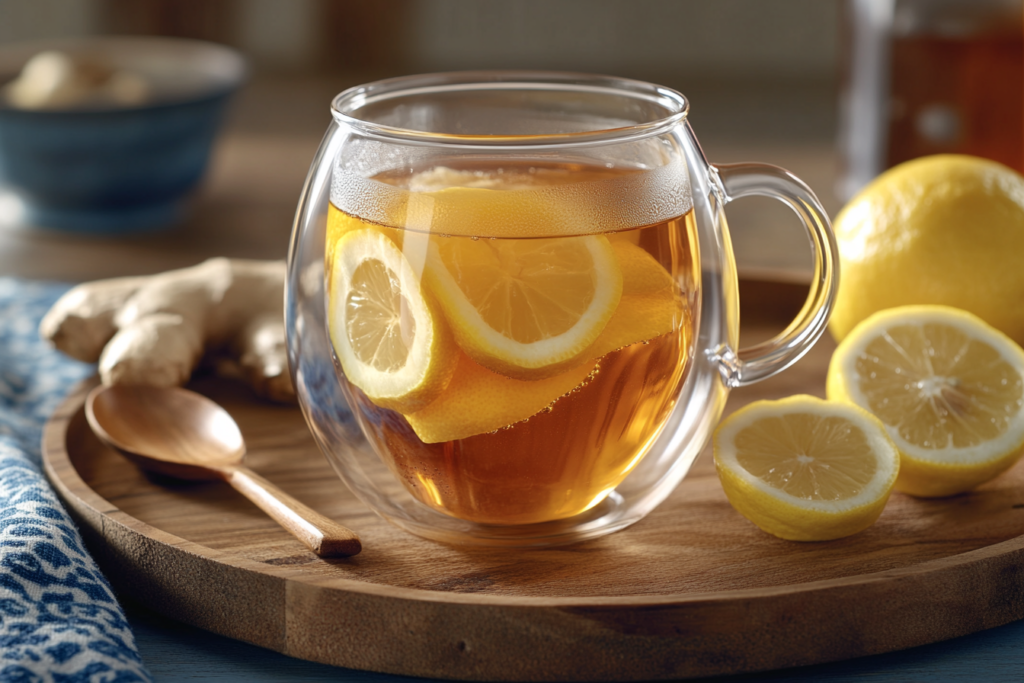 Natural Mounjaro Recipe Tea with herbal ingredients