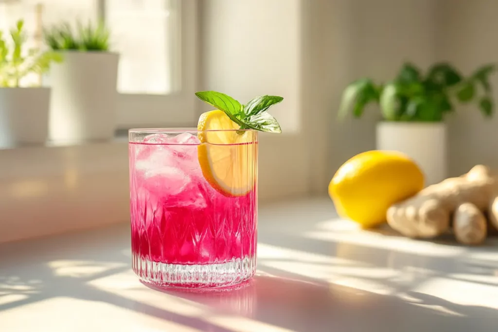 Brazilian Mounjaro Detox Drink served