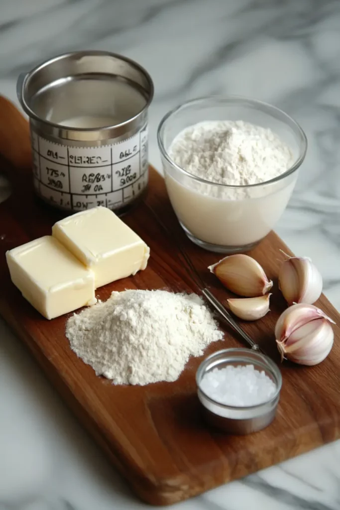 Ingredients for Cream Sauce Base HelloFresh Recipe