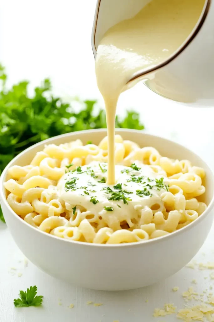 Cream Sauce Base HelloFresh Recipe served on pasta