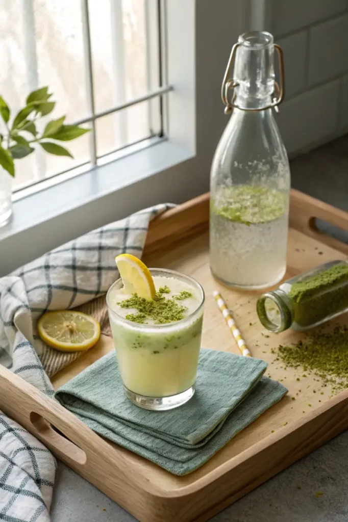 Brazilian Mounjaro drink served for morning detox