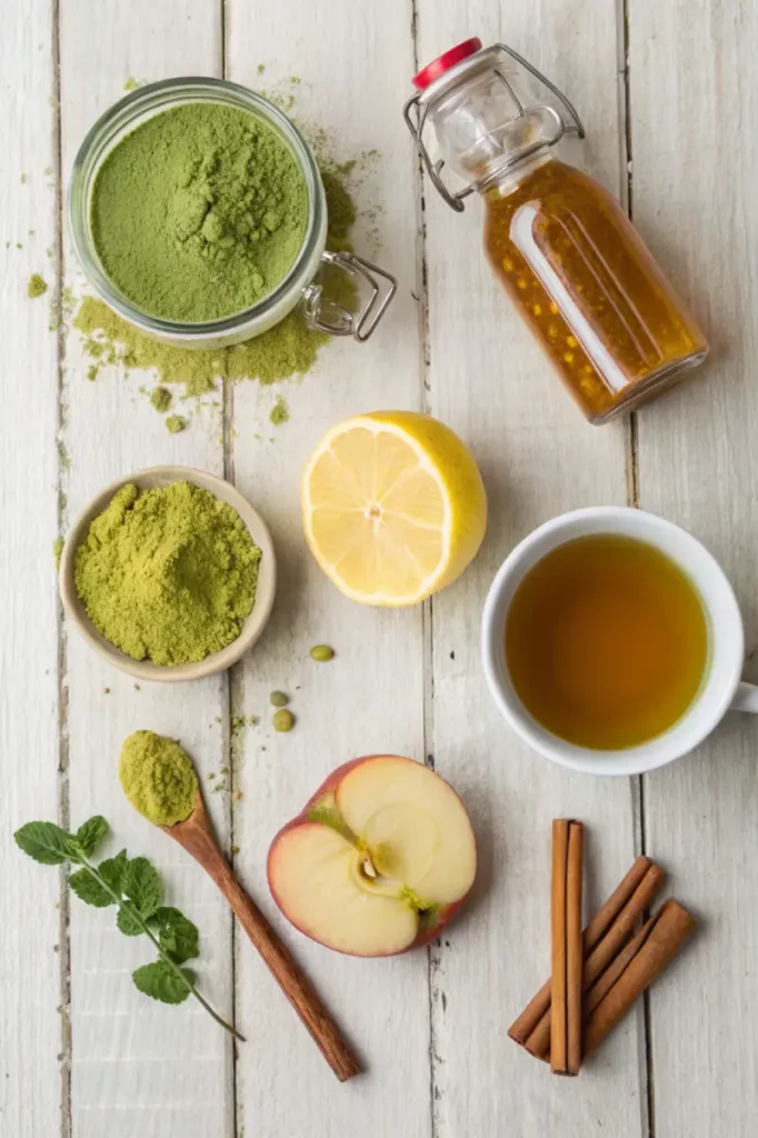 Ingredients used in Brazilian mounjaro recipe homemade