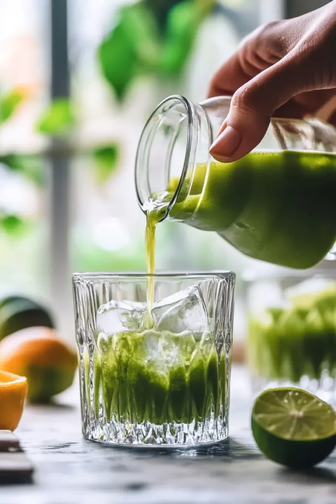 Steps to make Brazilian Mounjaro recipe matcha drink